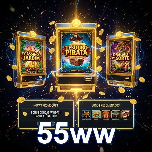 Imagem dos serviços VIP de jogos disponíveis no site 55ww.