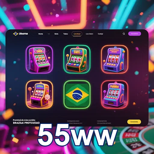 Imagem de caça-níqueis do site 55ww, com temática VIP, disponível para jogadores no Brasil.